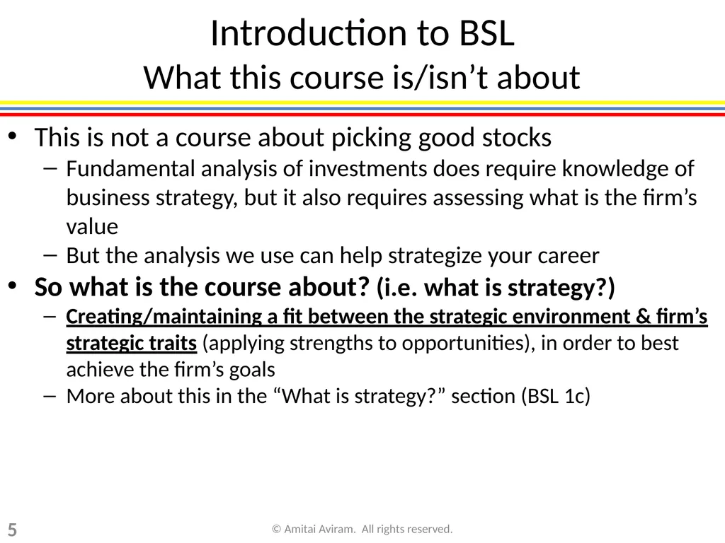 Business Strategy for Lawyers Chapter 1: Framework - slide 5 of 53