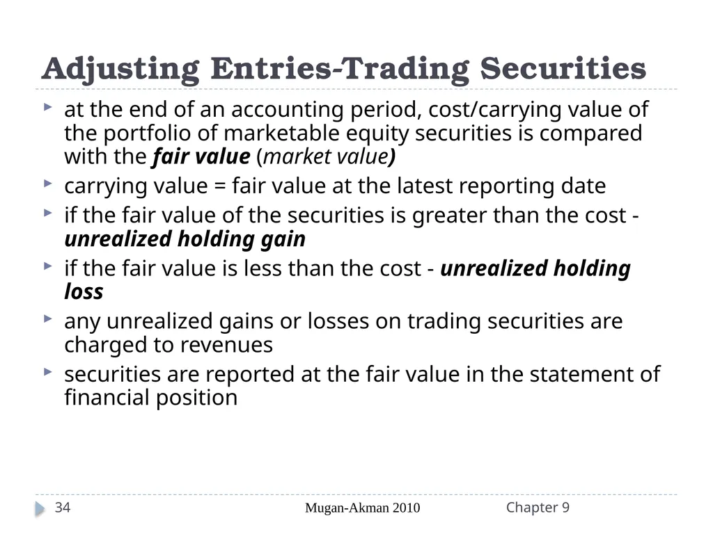 Analyzing Investing Activities The Balance Sheet - slide 34 of 60