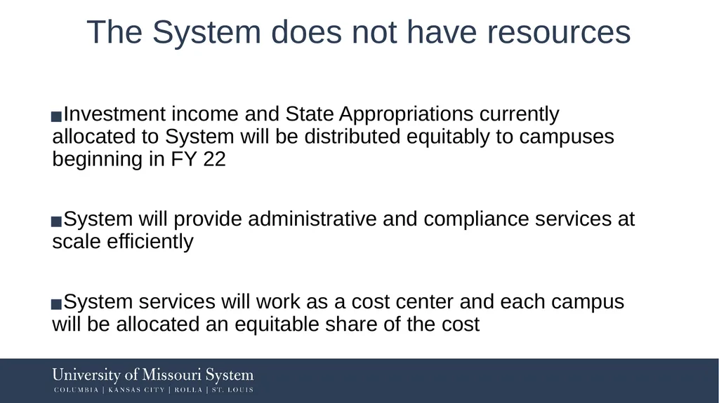 FY2021: Work Remains to Restructure to Financial - slide 20 of 25