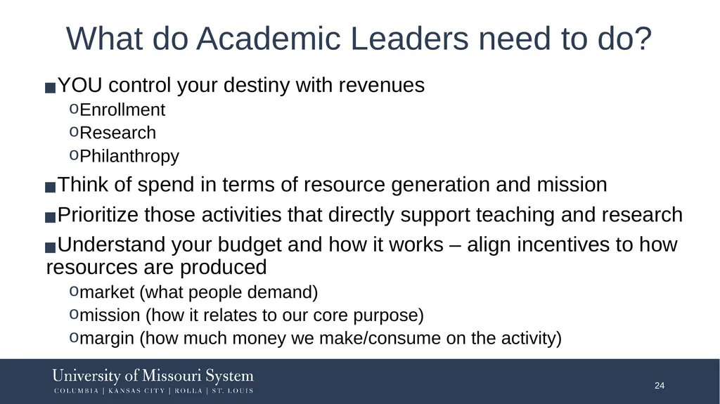 FY2021: Work Remains to Restructure to Financial - slide 24 of 25