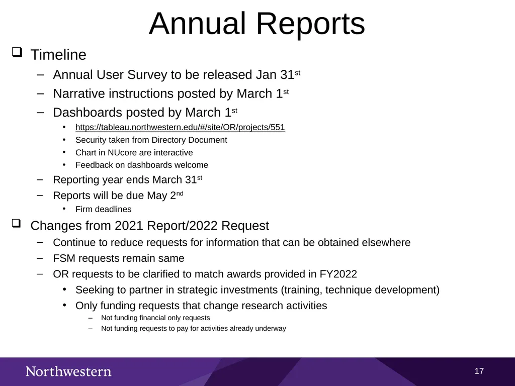 January 2022 Core Facilities Brown Bag Jan 28, - slide 17 of 23