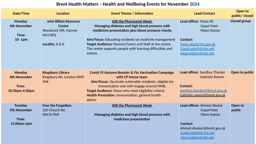 Brent Health Matters / Public Health / NHS Health - slide 4 of 14
