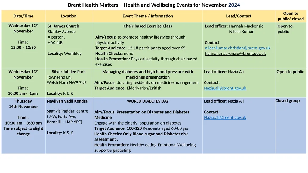 Brent Health Matters / Public Health / NHS Health - slide 8 of 14