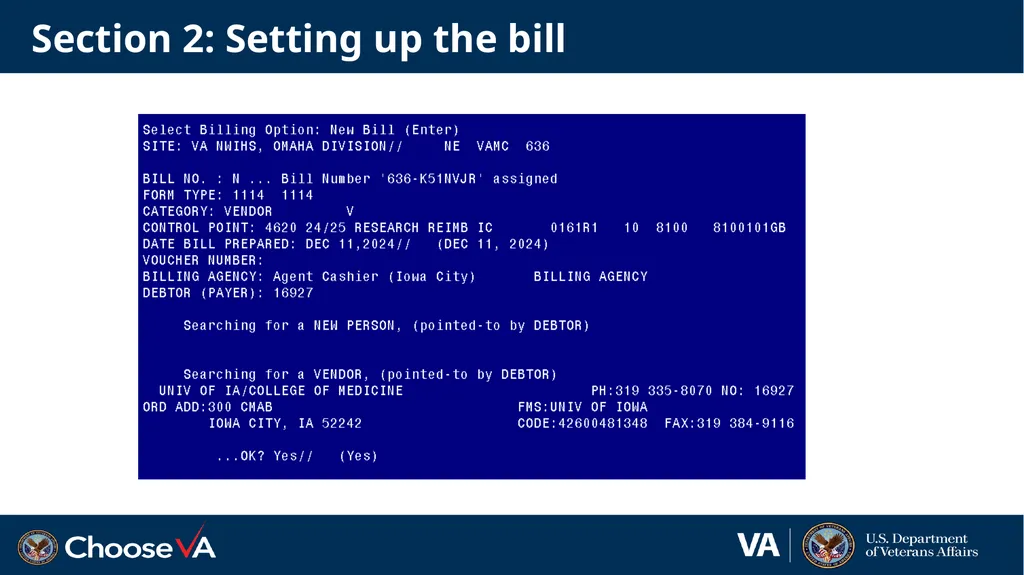 The Reimbursable Process in Research 1 December - slide 18 of 36