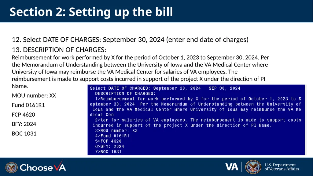 The Reimbursable Process in Research 1 December - slide 19 of 36