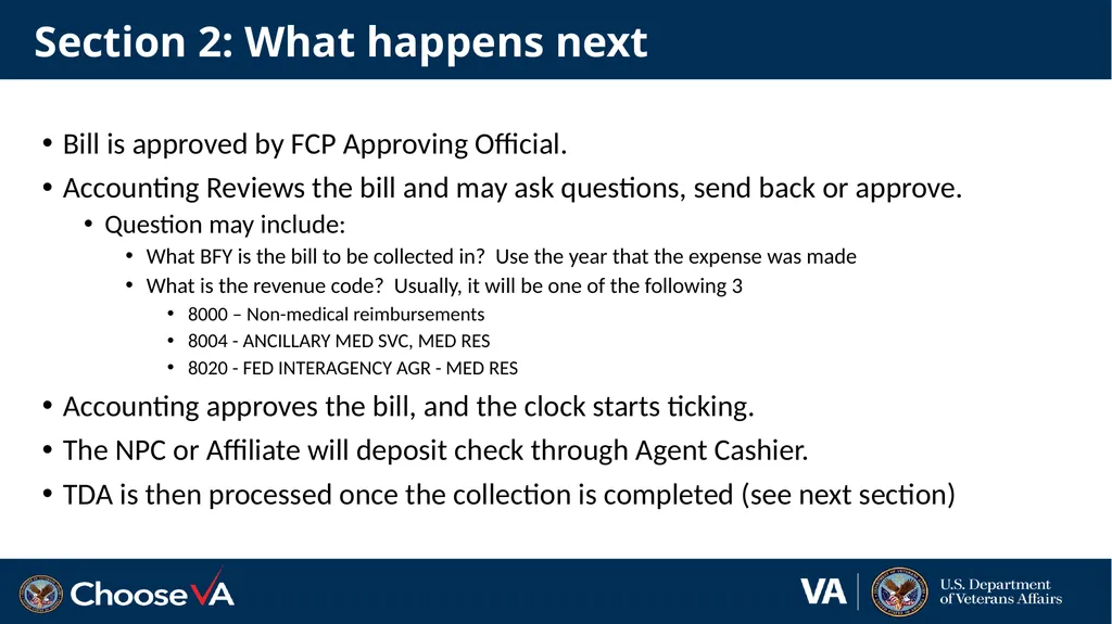 The Reimbursable Process in Research 1 December - slide 23 of 36