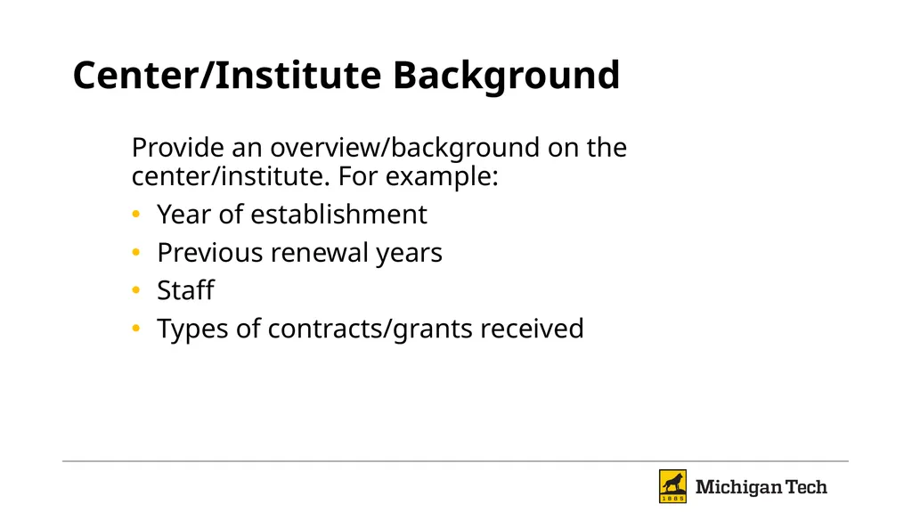 <Center/Institute Name> <Director’s Name> - slide 3 of 20