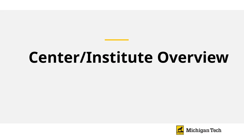 <Center/Institute Name> <Director’s Name> - slide 2 of 20