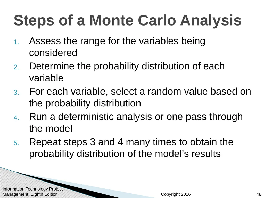 Chapter 11 : Project Risk Management Information - slide 48 of 60