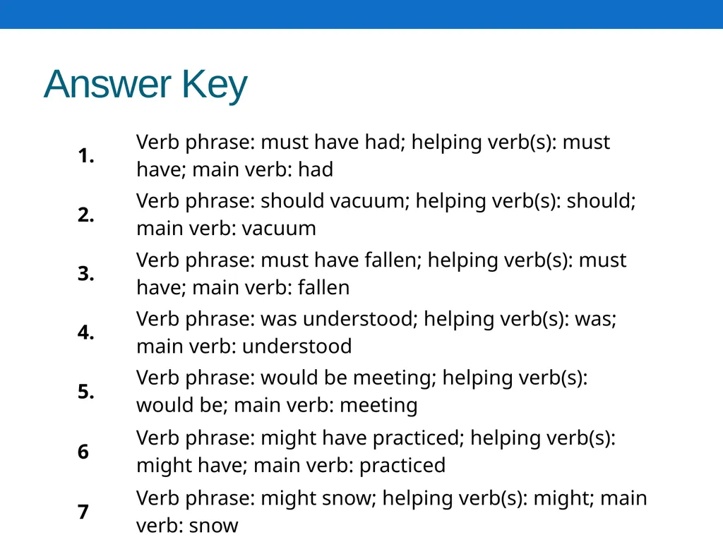 Verb Notes Verb Notes—Have your spiral open to the - slide 18 of 19