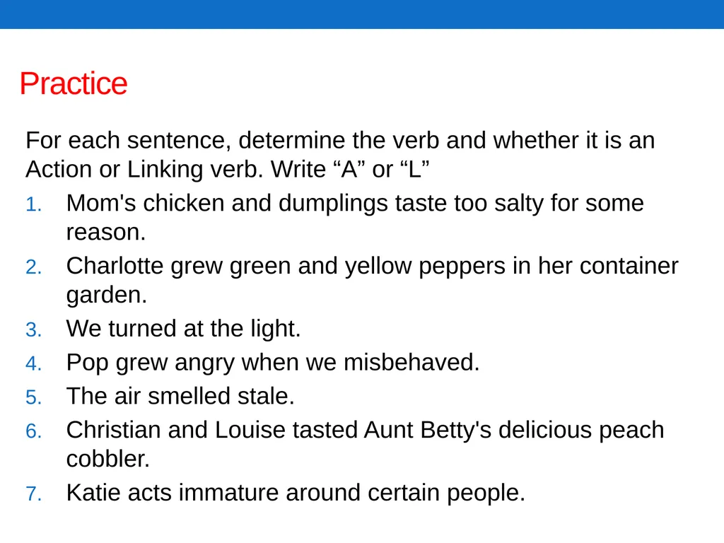 Verb Notes Verb Notes—Have your spiral open to the - slide 11 of 19
