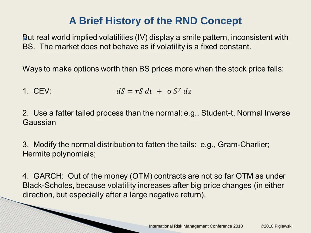 Risk Neutral Densities: A Review Stephen - slide 8 of 32