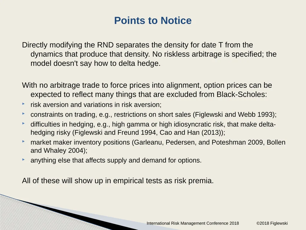 Risk Neutral Densities: A Review Stephen - slide 9 of 32