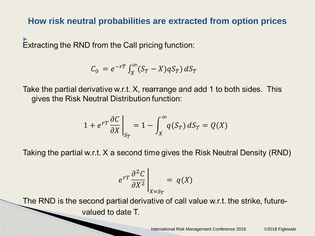 Risk Neutral Densities: A Review Stephen - slide 5 of 32