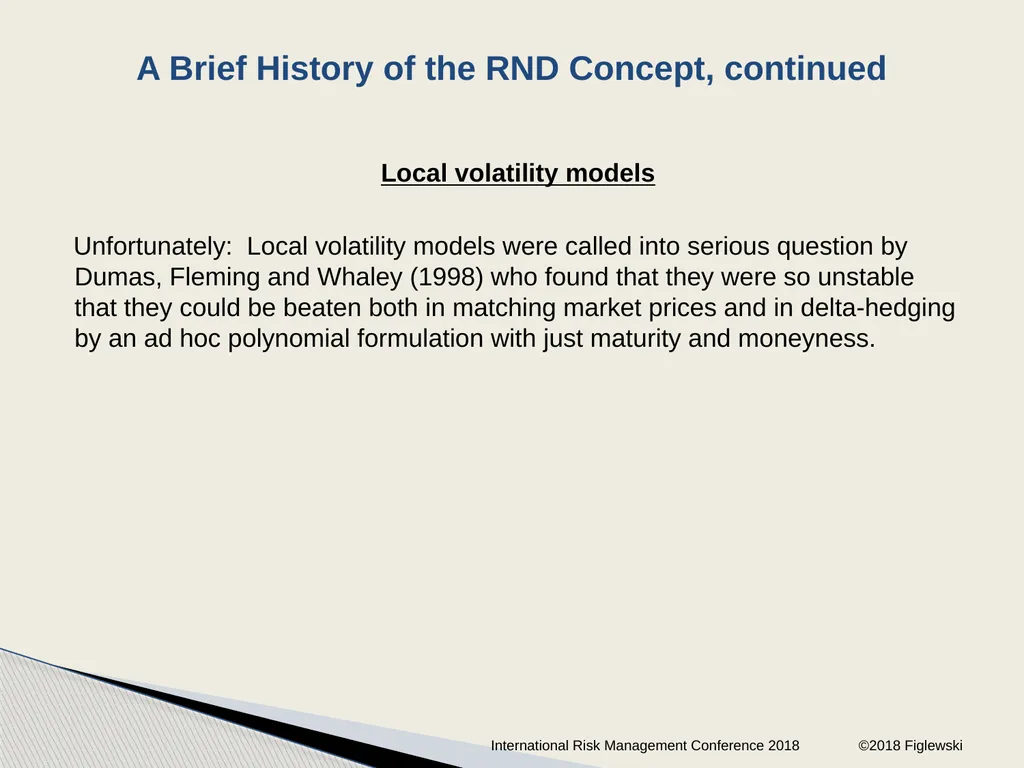 Risk Neutral Densities: A Review Stephen - slide 12 of 32