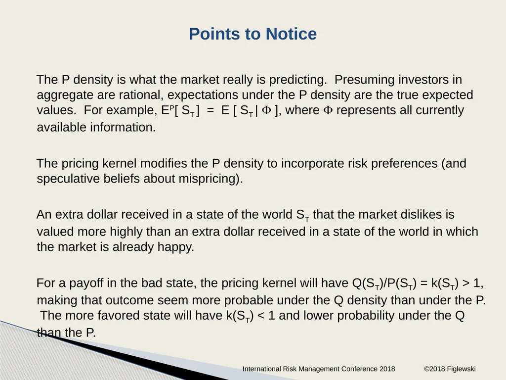 Risk Neutral Densities: A Review Stephen - slide 6 of 32