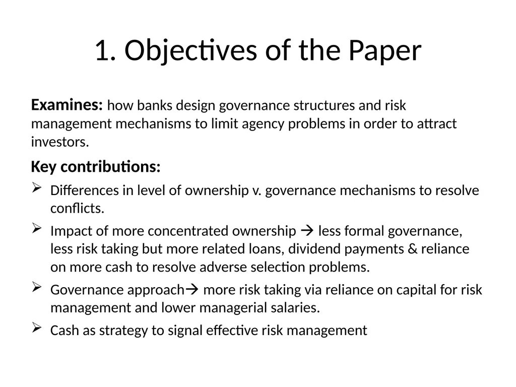 “Comment on Corporate Governance and Risk - slide 2 of 9
