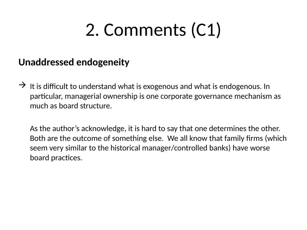 “Comment on Corporate Governance and Risk - slide 4 of 9