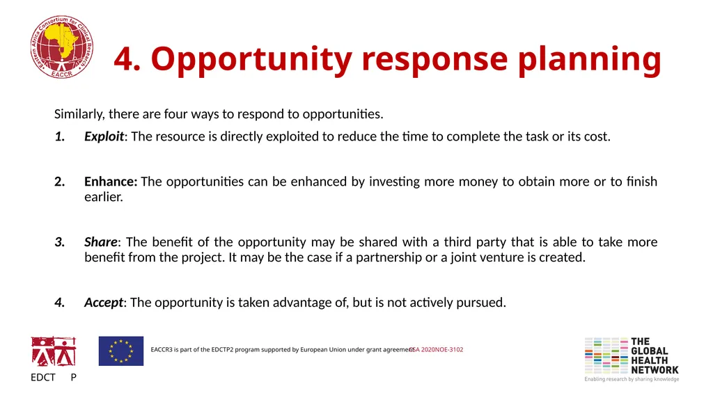 Risk management and mitigation in Research project - slide 13 of 16
