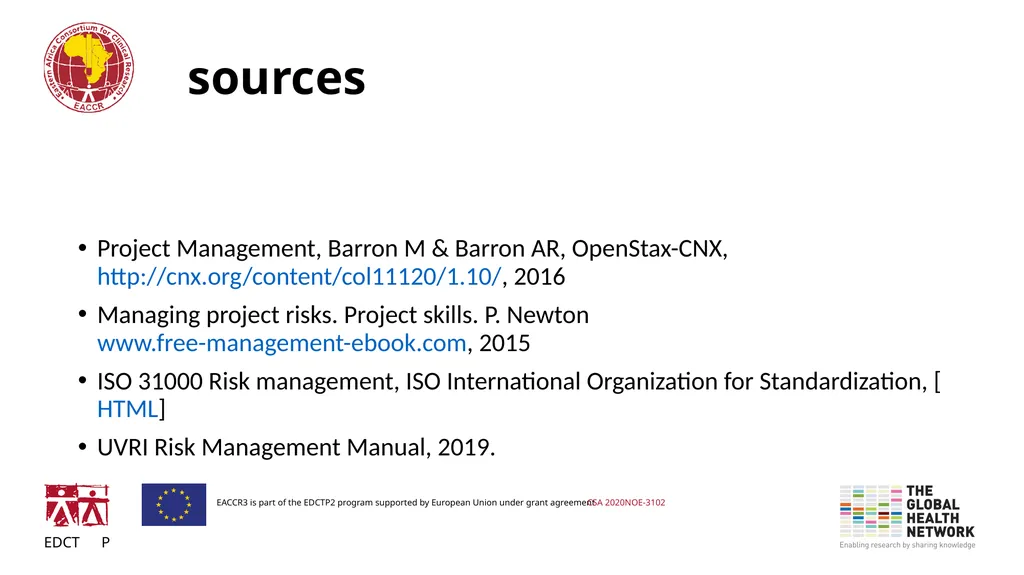 Risk management and mitigation in Research project - slide 16 of 16