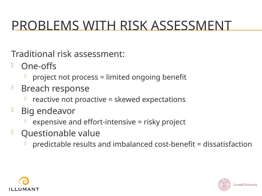 Information SECURITY Risk Assessment Turning - slide 3 of 17