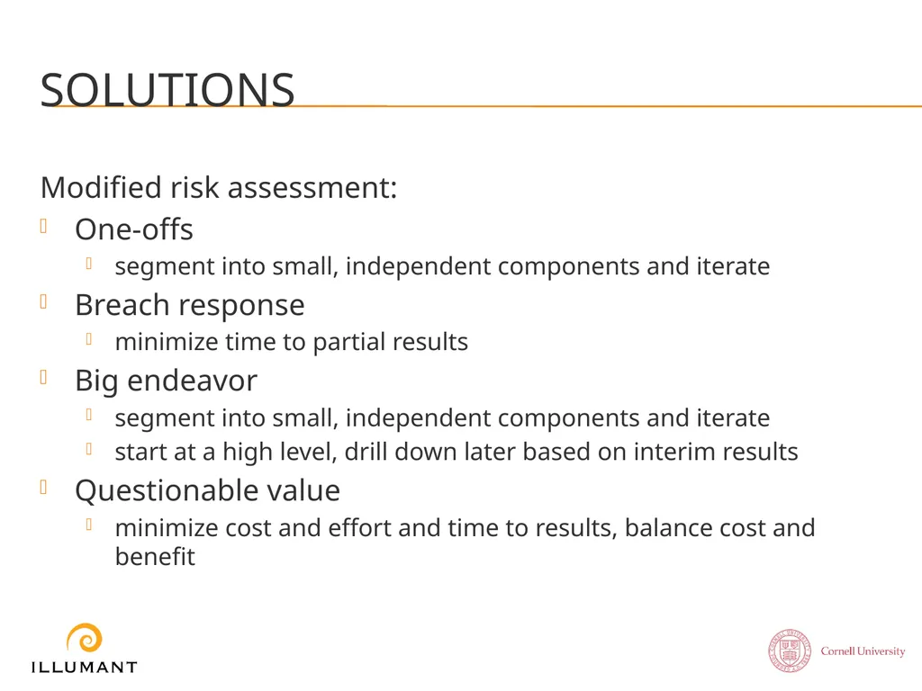 Information SECURITY Risk Assessment Turning - slide 4 of 17