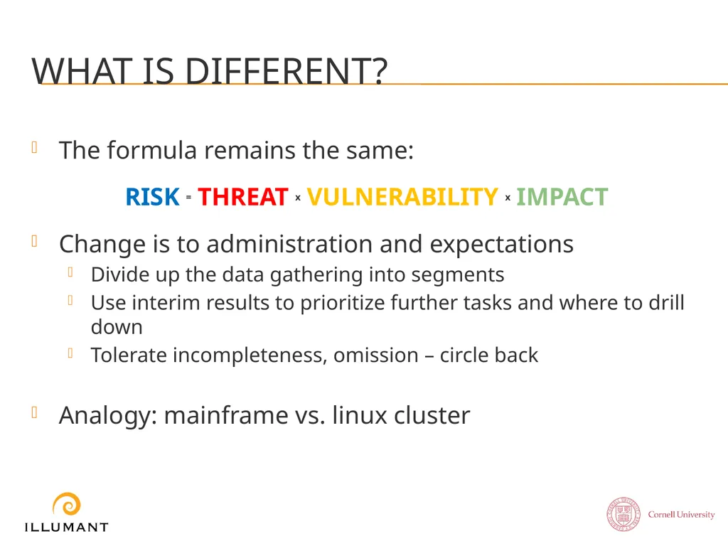 Information SECURITY Risk Assessment Turning - slide 5 of 17