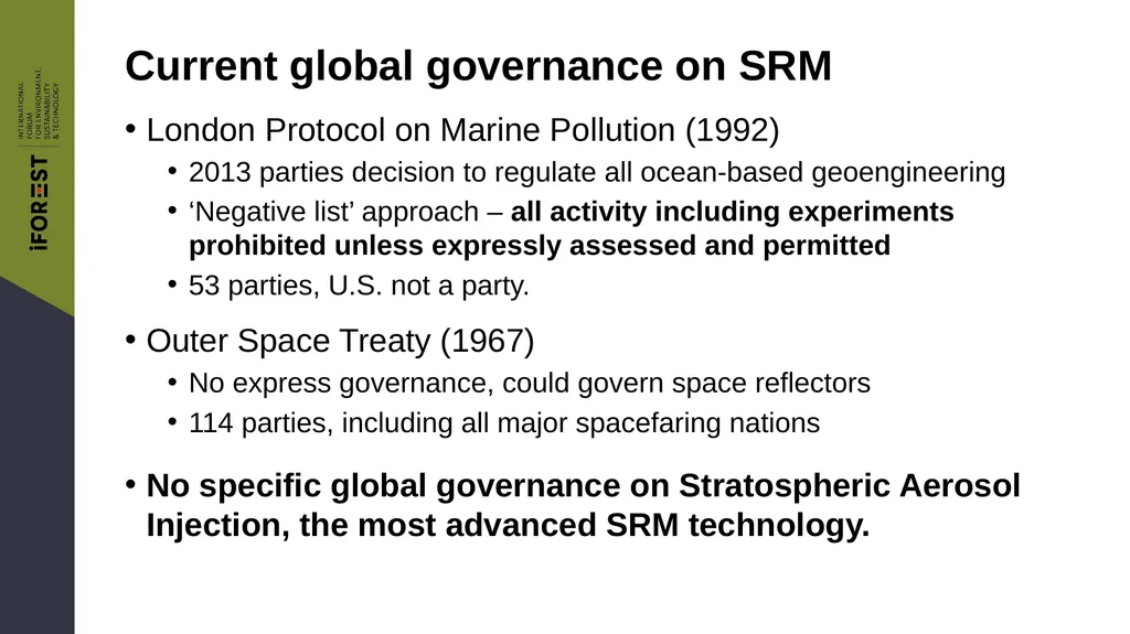 Side Event 35th Meeting of the Parties to the - slide 8 of 26