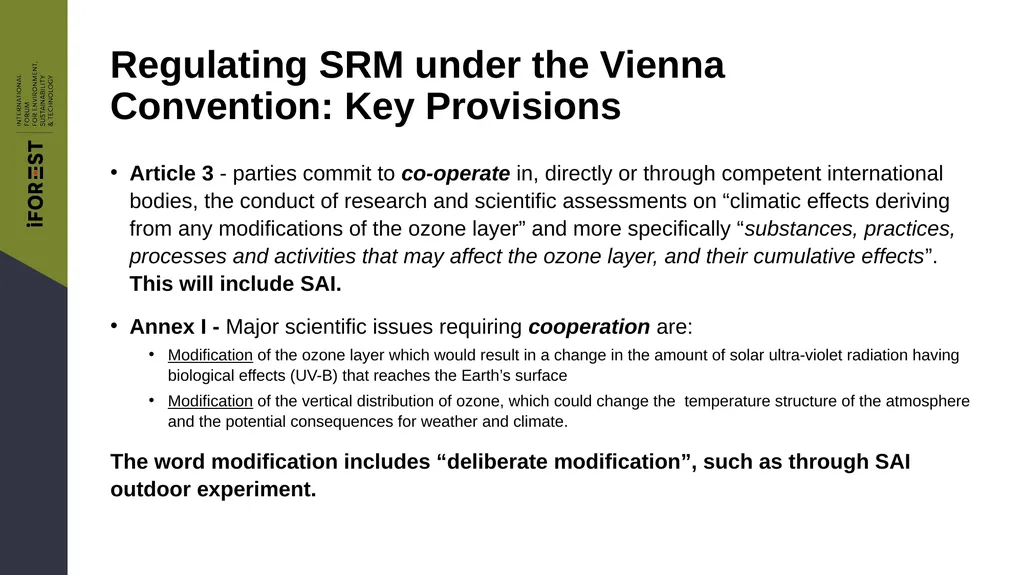 Side Event 35th Meeting of the Parties to the - slide 11 of 26