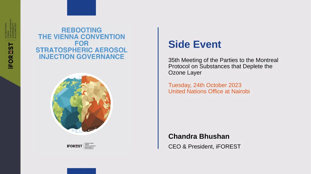 Side Event 35th Meeting of the Parties to the - slide 1 of 26
