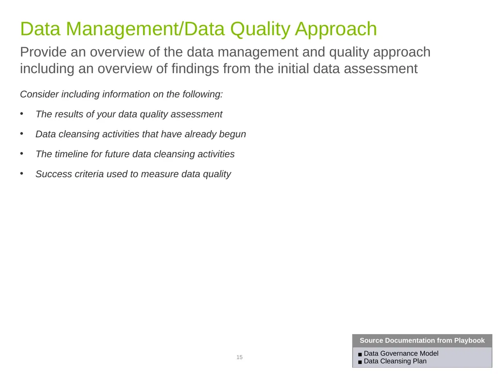 Phase 1 Progress Review Discussion Template GSA, - slide 15 of 19