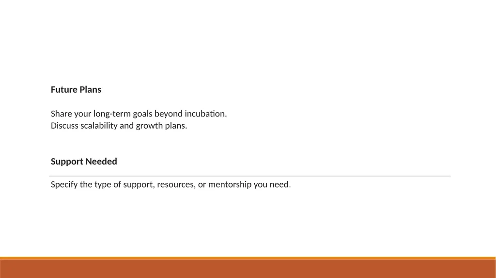 Proposal Title Proposed by (Name / Startup) - slide 7 of 8