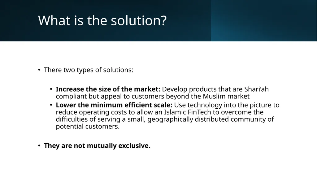 Expanding Inclusion with Islamic Finance & - slide 8 of 11
