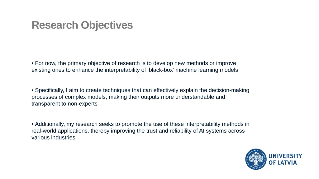 Analyzing the decision making of machine learning - slide 4 of 17