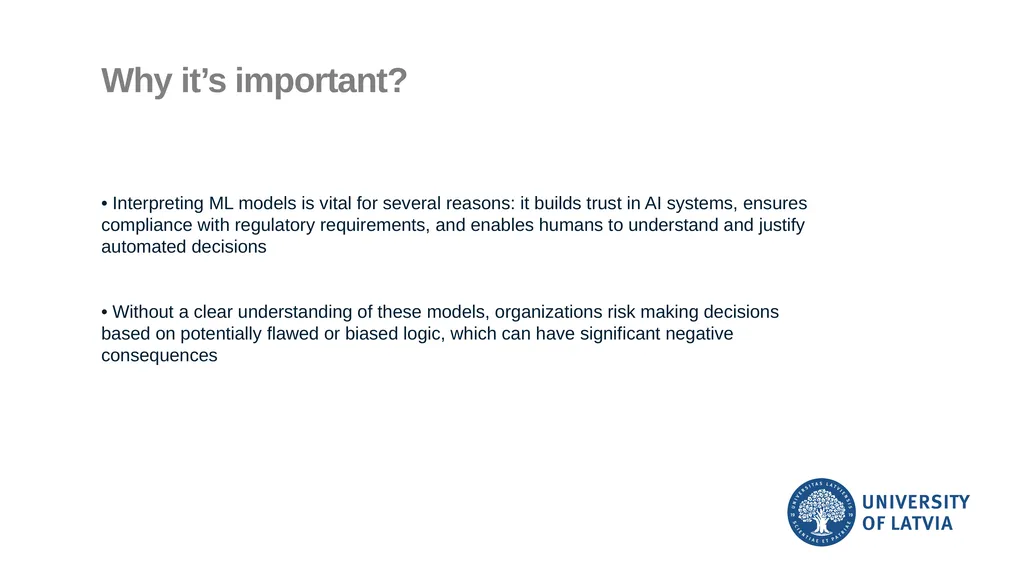 Analyzing the decision making of machine learning - slide 3 of 17