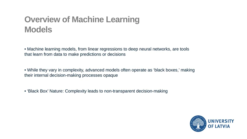 Analyzing the decision making of machine learning - slide 5 of 17