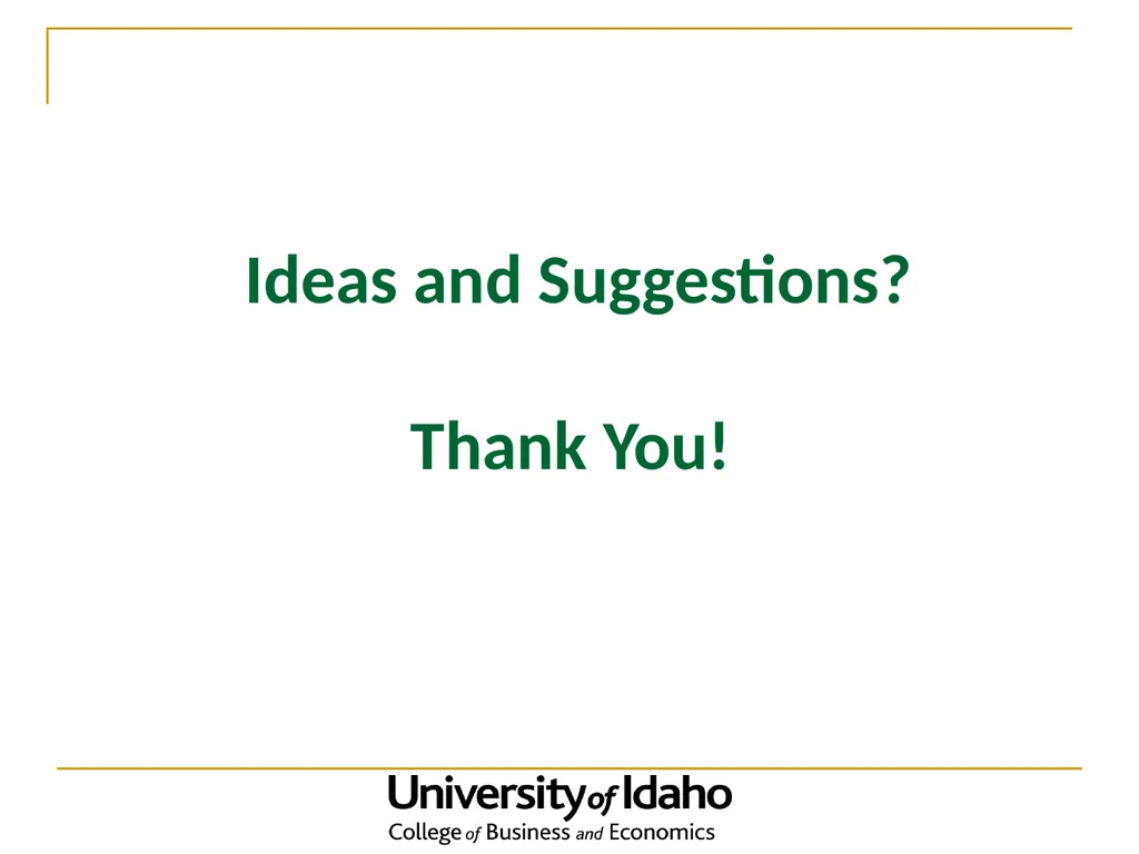 The Evolution of an Innovative Undergraduate - slide 22 of 22