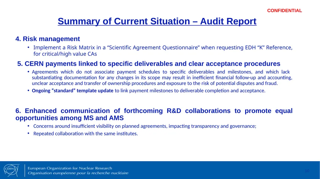 R&D Collaboration Agreements AGENDA Introduction - slide 10 of 20