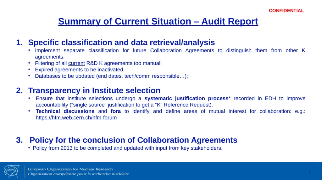 R&D Collaboration Agreements AGENDA Introduction - slide 9 of 20