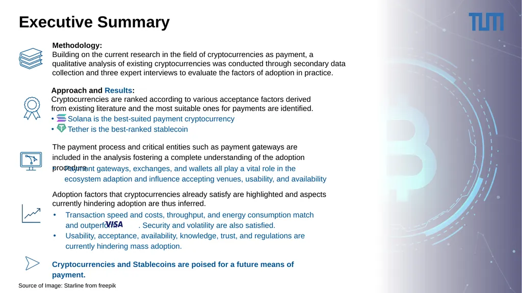 Cryptocurrencies as Payment: An Overview and - slide 2 of 23