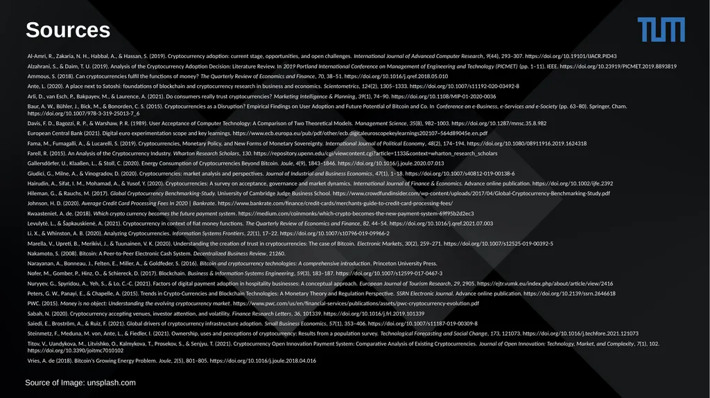 Cryptocurrencies as Payment: An Overview and - slide 23 of 23