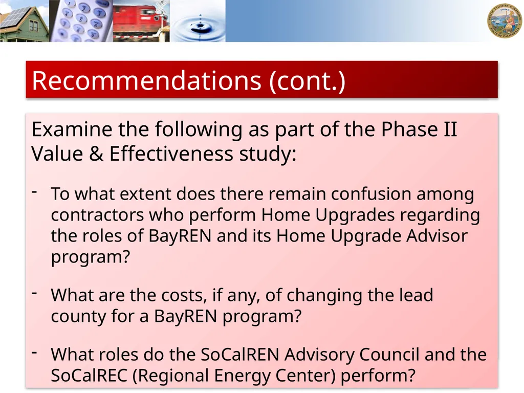 Regional Energy Networks Value & Effectiveness - slide 23 of 30