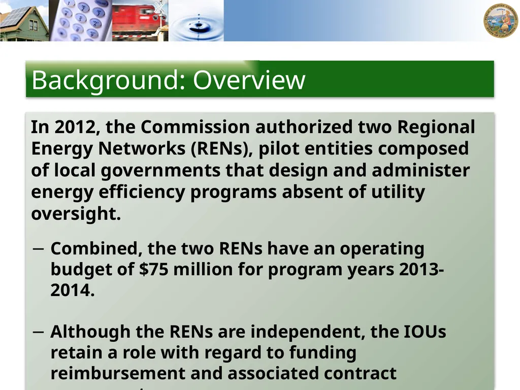 Regional Energy Networks Value & Effectiveness - slide 4 of 30