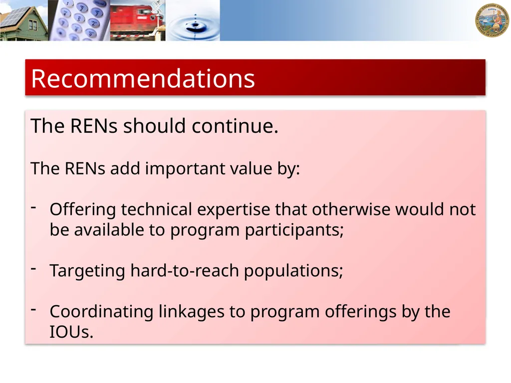 Regional Energy Networks Value & Effectiveness - slide 19 of 30