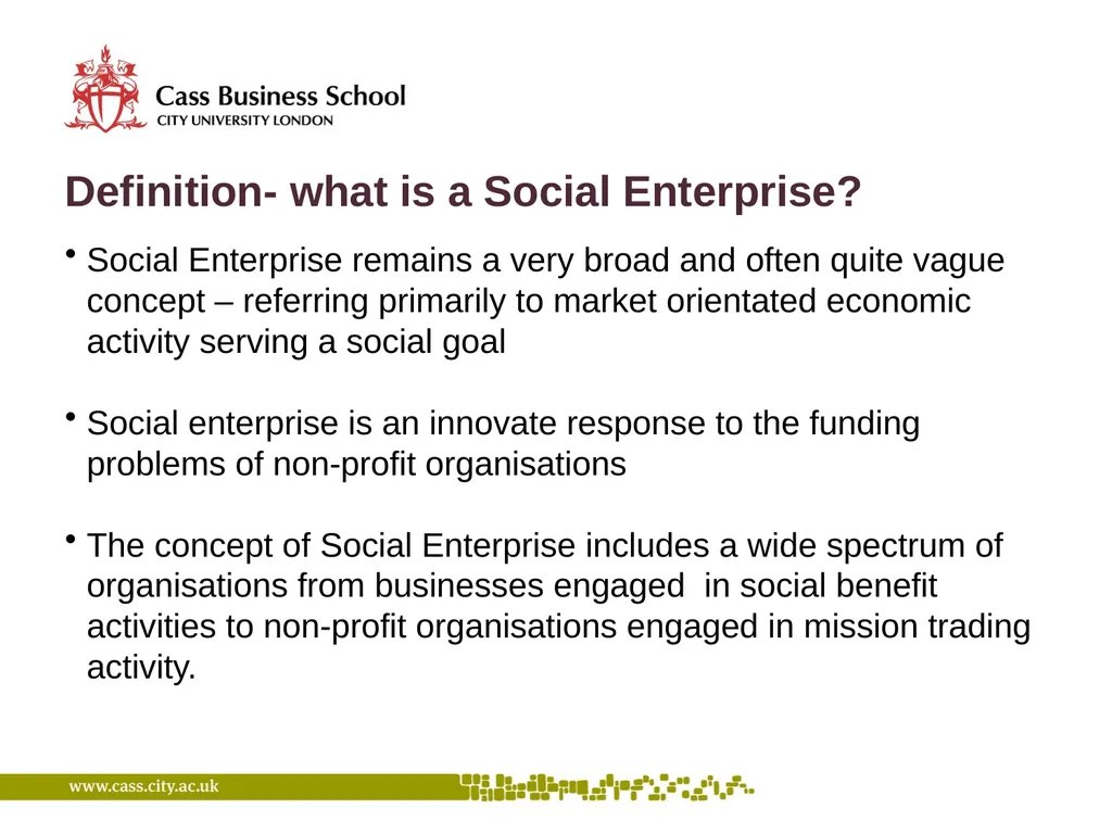 A critical perspective on Social Enterprise New - slide 4 of 15
