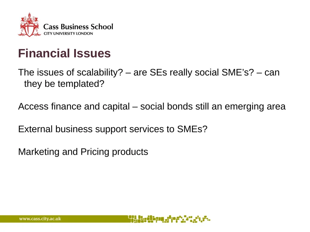 A critical perspective on Social Enterprise New - slide 11 of 15