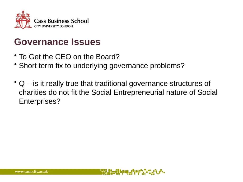 A critical perspective on Social Enterprise New - slide 13 of 15