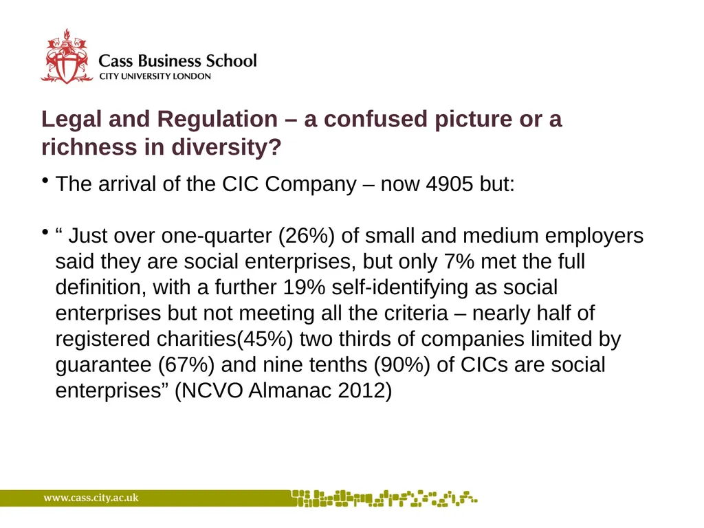 A critical perspective on Social Enterprise New - slide 8 of 15