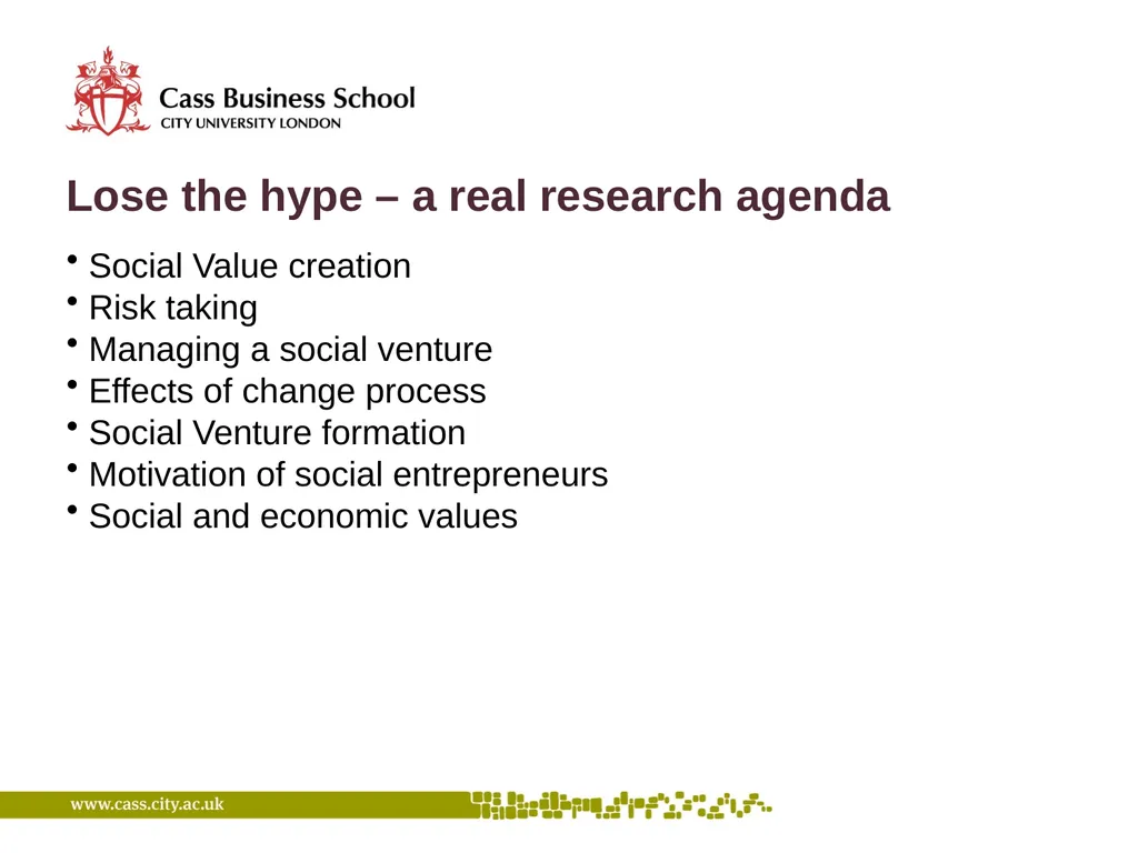 A critical perspective on Social Enterprise New - slide 15 of 15