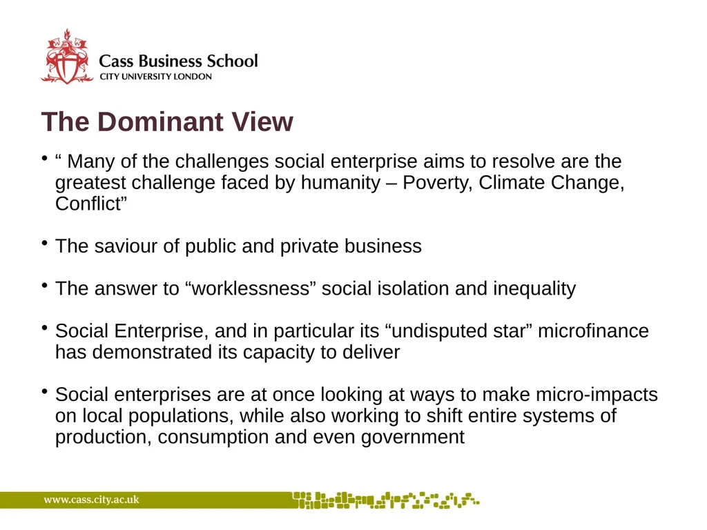 A critical perspective on Social Enterprise New - slide 3 of 15